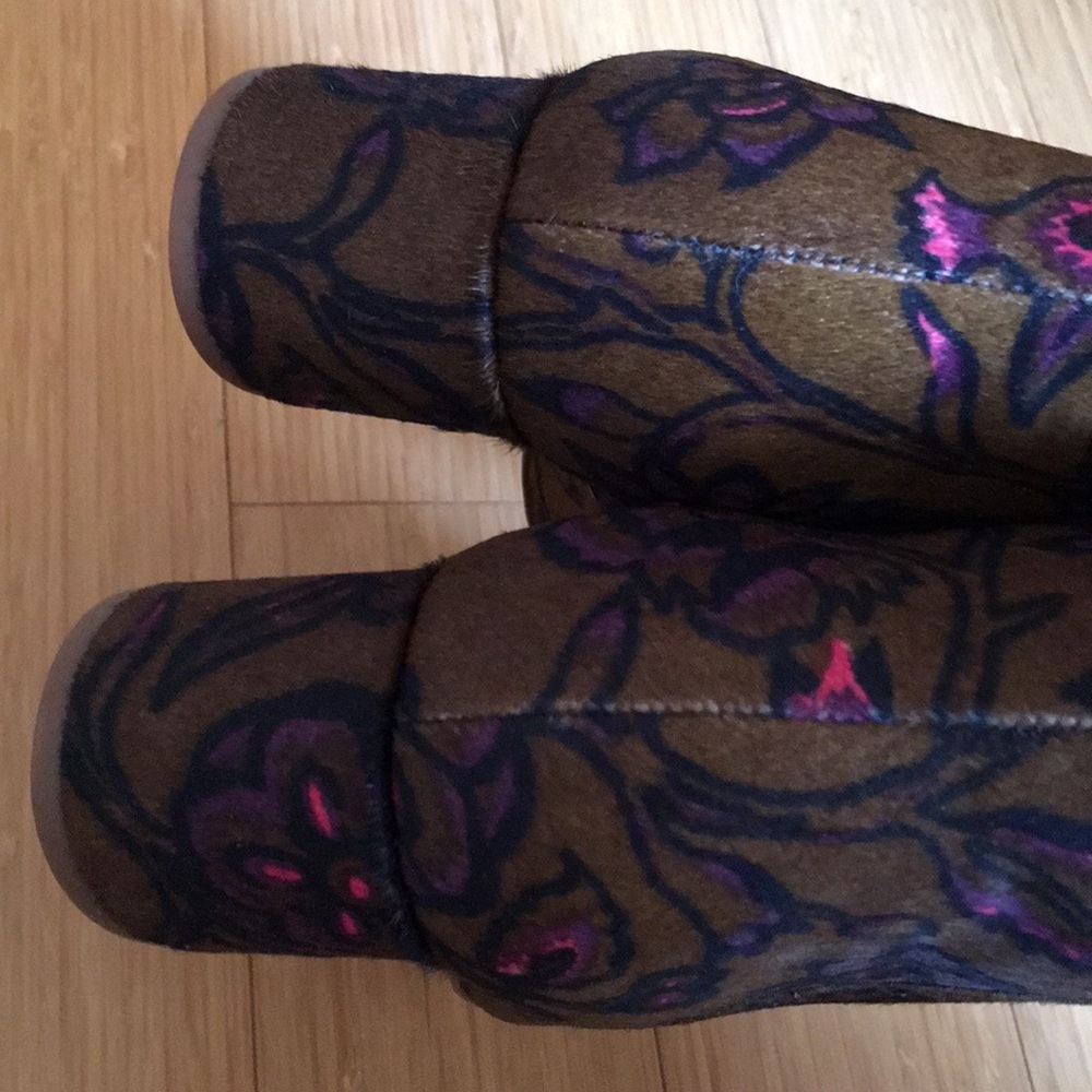 Madewell the margot boot in floral calf hair - Picture 7 of 8